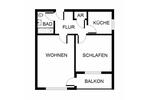 Etagenwohnung Dortmund Brackel - 2 Zimmer, 46 m&sup2;, 445&euro; | Angebot:26486649