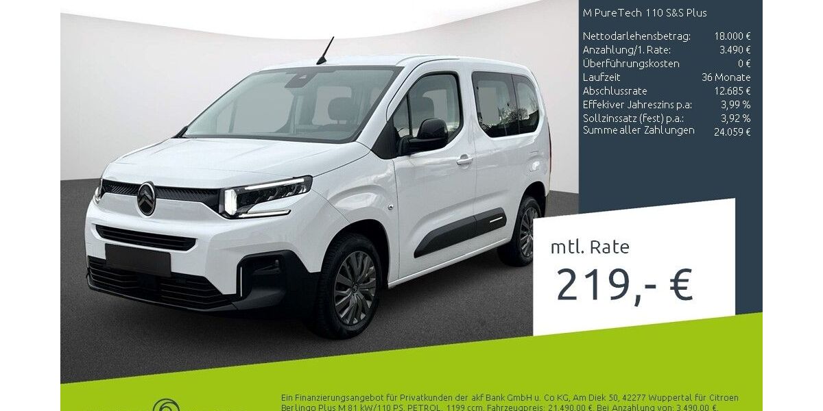 Citroen Berlingo 2.668 km 20.989 &euro; Dortmund 44263