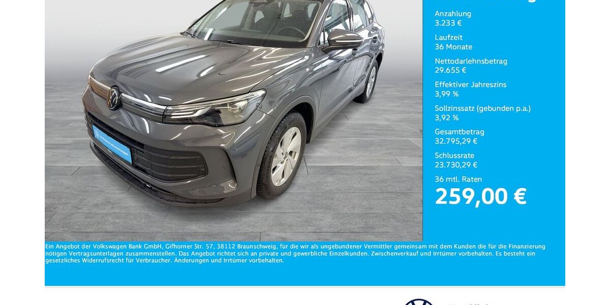VW Tiguan 6.604 km 32.888 &euro; Bergkamen 59192