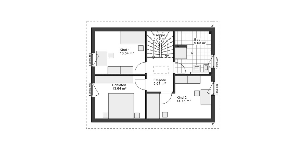 Einfamilienhaus Lünen - 3 Zimmer, 120 m&sup2;, 1.580&euro; | Angebot:25205028