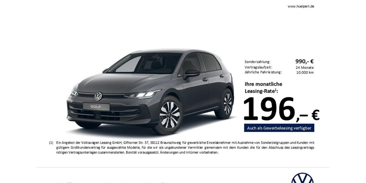 VW Golf 15.109 km 27.244 &euro; Bergkamen 59192