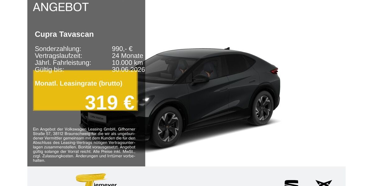 Cupra Tavascan 18.768 km 40.740 &euro; Hemer 58675