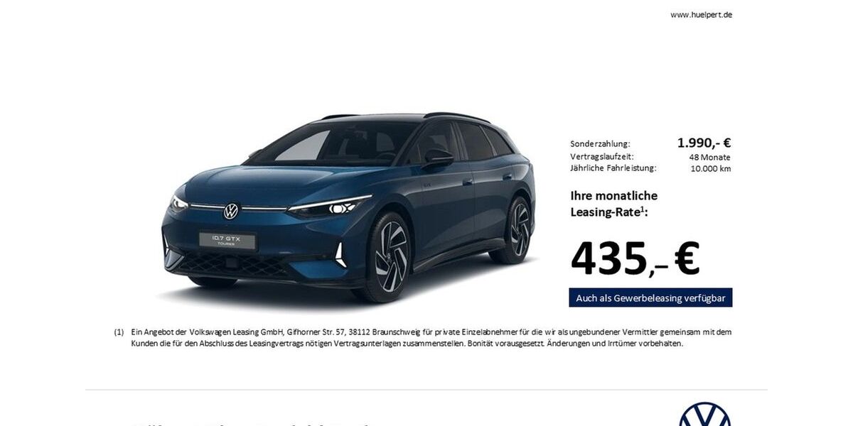 VW ID.7 15.857 km 50.488 &euro; Dortmund 44379