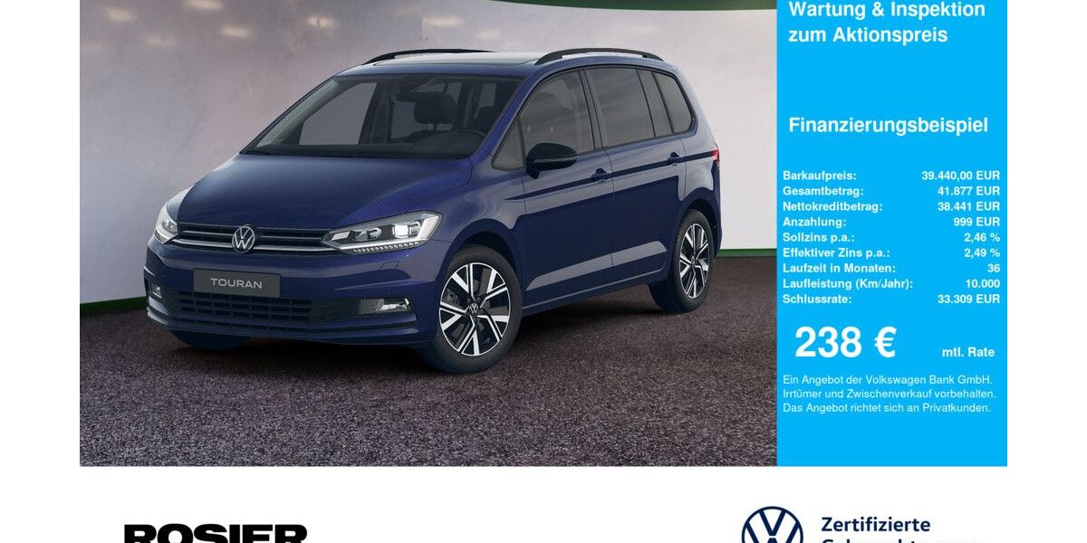 VW Touran 9.594 km 39.440 &euro; Menden 58706
