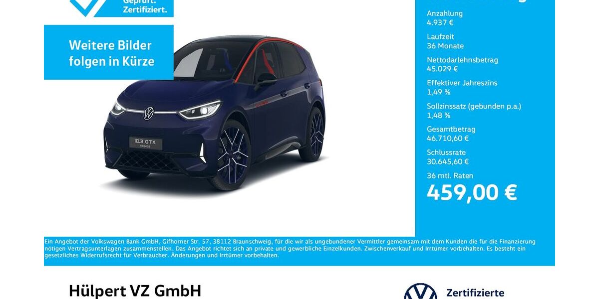 VW ID.3 6.595 km 49.966 &euro; Dortmund 44379