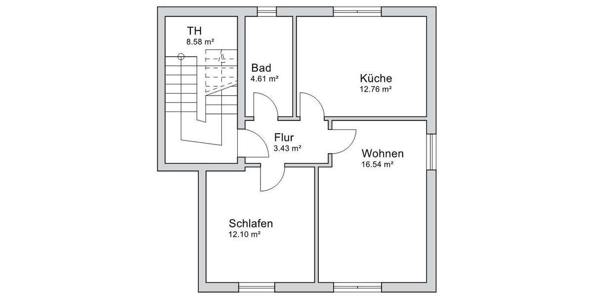 Erdgeschoßwohnung Schwerte - 2 Zimmer, 50 m&sup2;, 156.000&euro; | Angebot:26940633