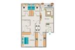 Etagenwohnung Castrop-Rauxel Becklem - 4.5 Zimmer, 95 m&sup2;, 619&euro; | Angebot:26615948