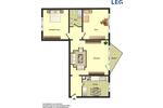 Etagenwohnung Hamm Herringen - 3.5 Zimmer, 59 m&sup2;, 419&euro; | Angebot:26583573