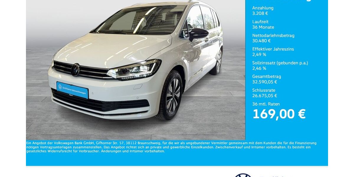 VW Touran 19.037 km 33.211 &euro; Unna 59423