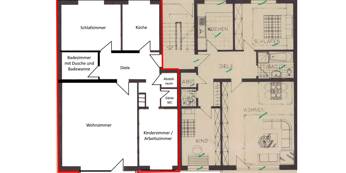 Etagenwohnung Datteln - 3 Zimmer, 82 m&sup2;, 139.000&euro; | Angebot:26826886