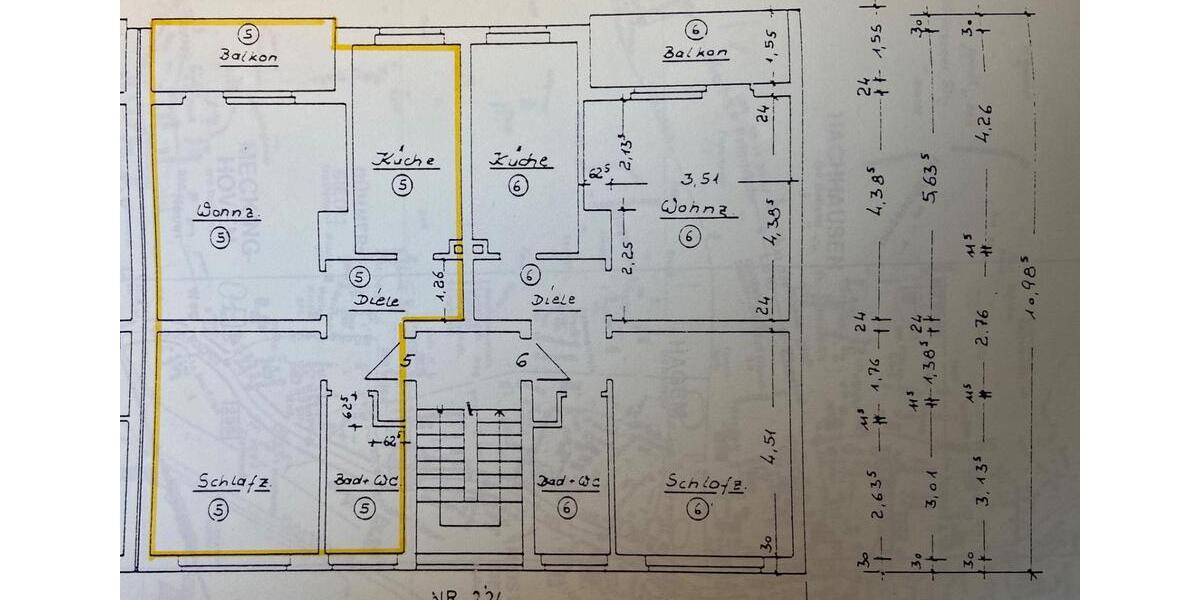 Etagenwohnung Datteln - 2.5 Zimmer, 54 m&sup2;, 79.000&euro; | Angebot:26591191