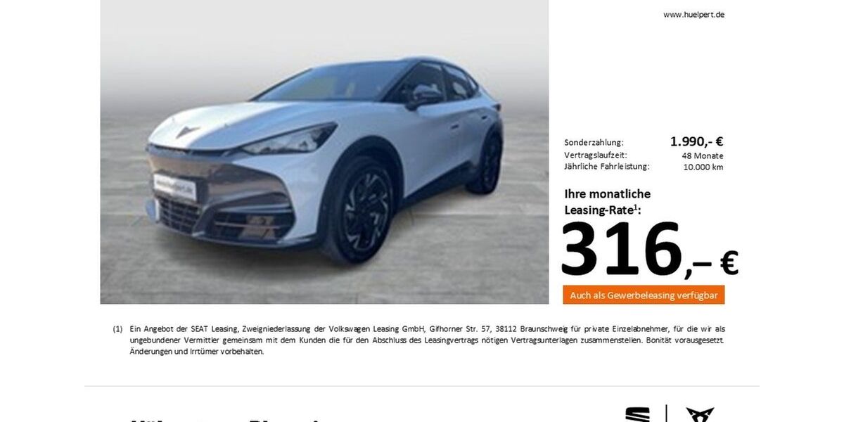 Cupra Tavascan 9.721 km 39.666 &euro; Dortmund 44269