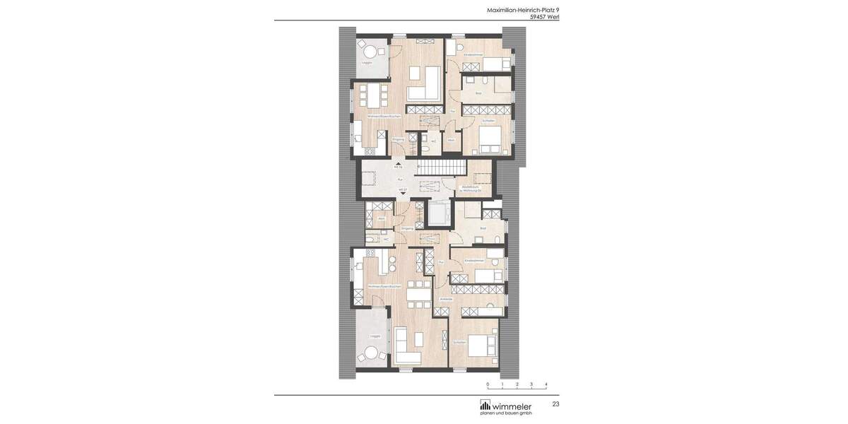 Etagenwohnung Werl - 3 Zimmer, 87 m&sup2;, 352.800&euro; | Angebot:25671462