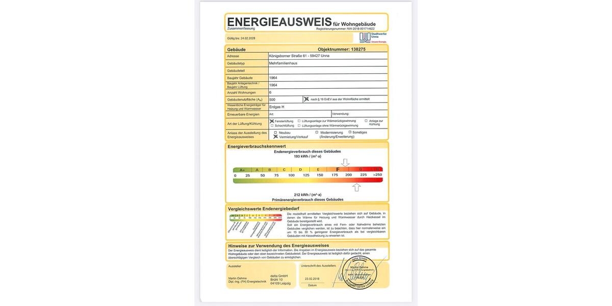 Etagenwohnung Unna Hemmerde - 3.5 Zimmer, 67 m&sup2;, 156.000&euro; | Angebot:27079741