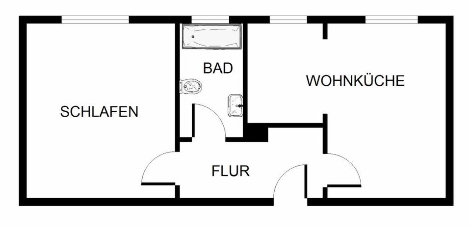 Etagenwohnung Bergkamen - 2 Zimmer, 39 m&sup2;, 339&euro; | Angebot:26661749