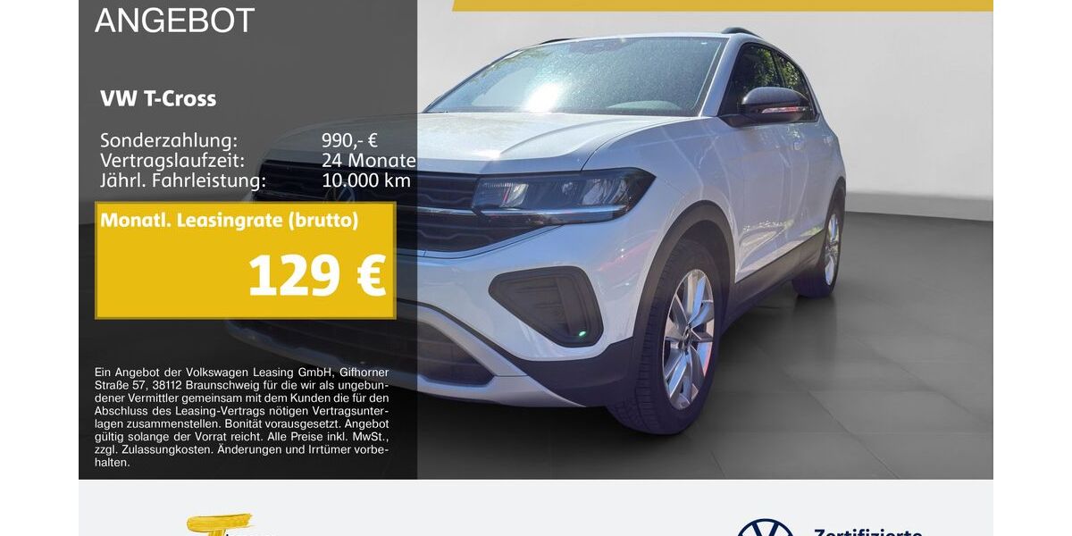 VW T-Cross 25.383 km 19.420 &euro; Castrop-Rauxel 44575