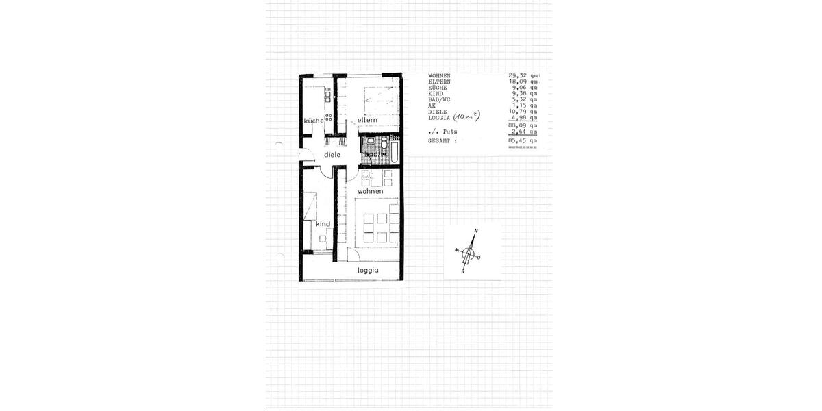 Etagenwohnung Dortmund Brackel - 3 Zimmer, 86 m&sup2;, 790&euro; | Angebot:26636715