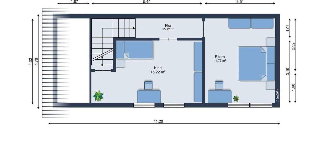 Mehrfamilienhaus, Wohnhaus Dortmund Neuasseln - 3 Zimmer, 72 m&sup2;, 199.000&euro; | Angebot:25665921