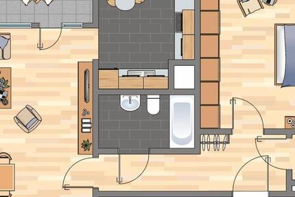 Wohnung Dortmund Mengede - 2 Zimmer, 53 m&sup2;, 443&euro; | Angebot:25893209