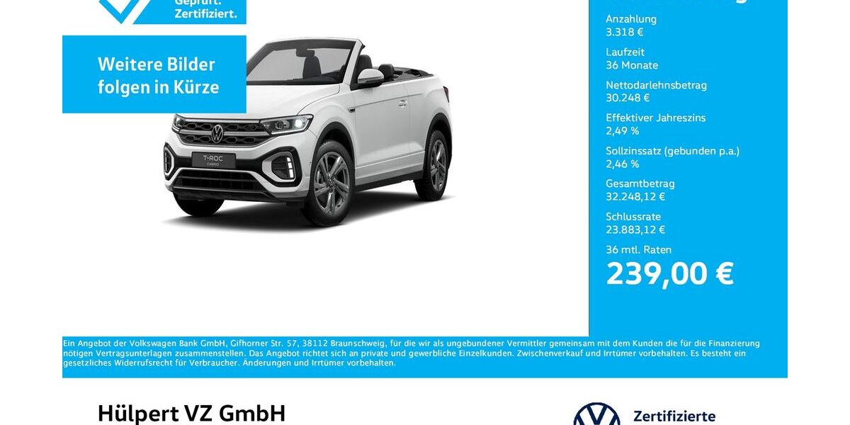 VW T-Roc 17.694 km 33.311 &euro; Dortmund 44379