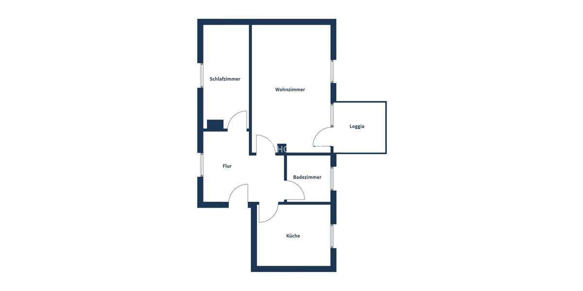 Etagenwohnung Dortmund Löttringhausen - 2 Zimmer, 75 m&sup2;, 185.000&euro; | Angebot:25773219