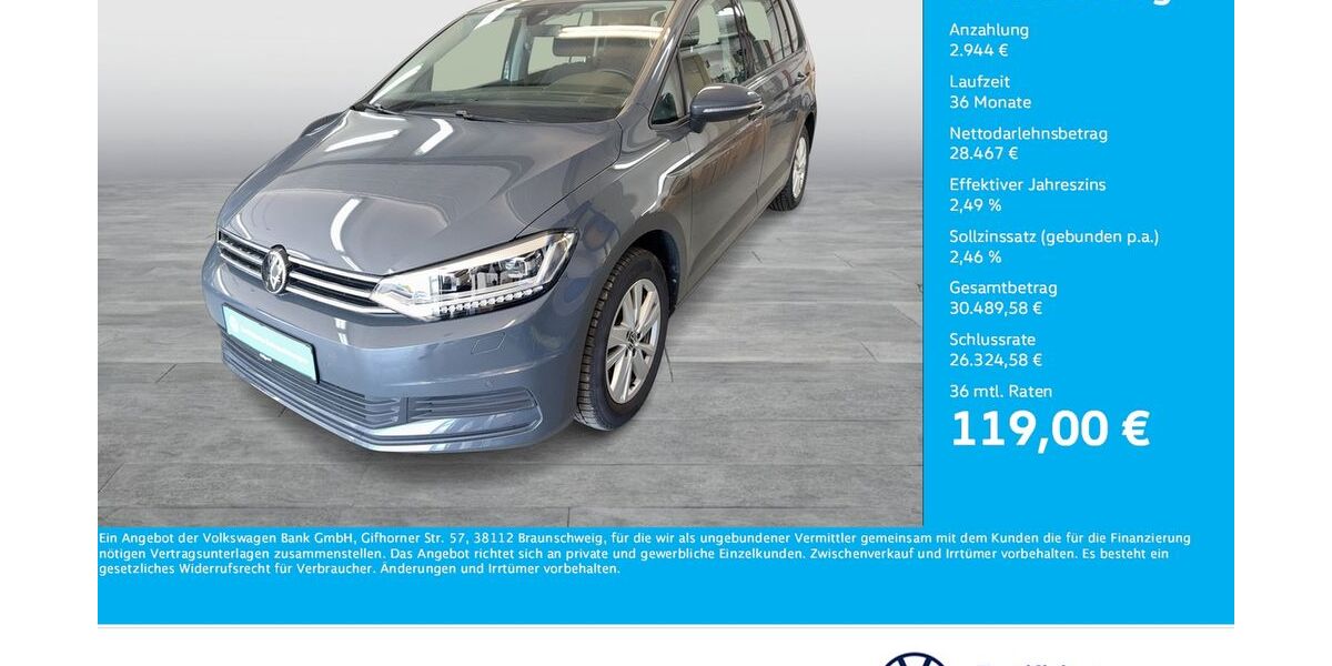 VW Touran 11.982 km 30.811 &euro; Dortmund 44141