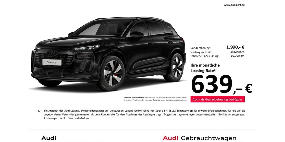 Audi Q6 e-tron 9.375 km 74.242 &euro; Dortmund 44143
