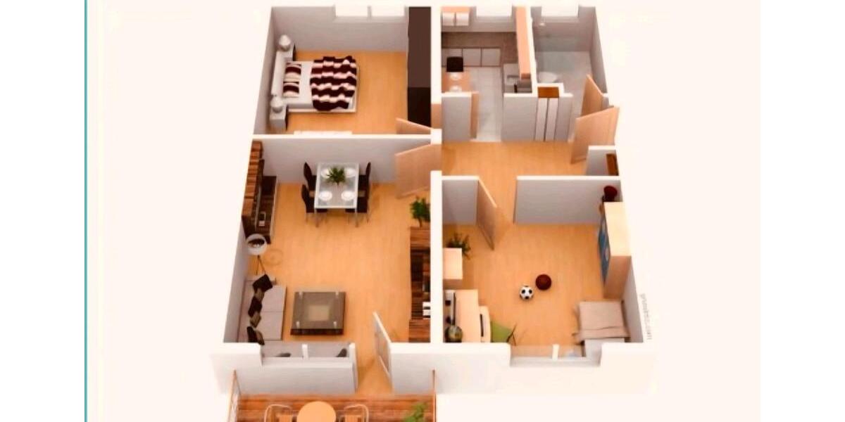 Etagenwohnung Kamen - 3.5 Zimmer, 81 m&sup2;, 700&euro; | Angebot:26641827
