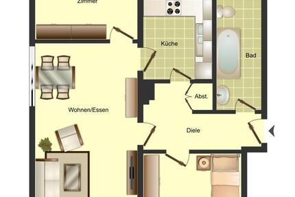Wohnung Unna - 3.5 Zimmer, 69 m&sup2;, 539&euro; | Angebot:25380364