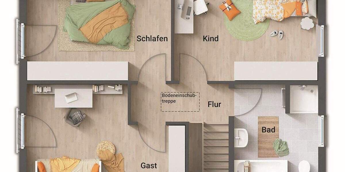 Einfamilienhaus Hemer Becke - 4 Zimmer, 125 m&sup2;, 392.050&euro; | Angebot:25734178