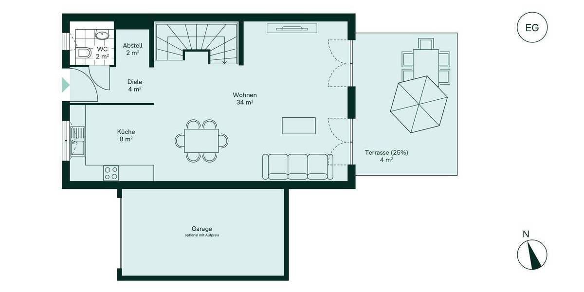 Doppelhaushälfte Bergkamen Weddinghofen - 5 Zimmer, 136 m&sup2;, 452.300&euro; | Angebot:25664073