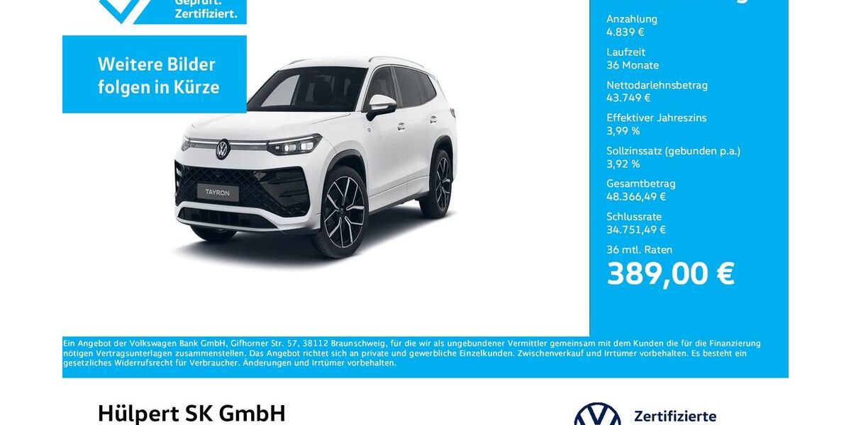 VW Tayron 13.970 km 48.588 &euro; Bergkamen 59192