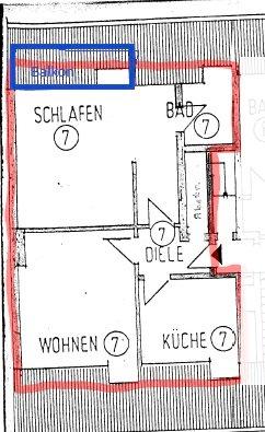 Dachgeschoßwohnung Dortmund Brackel - 1 Zimmer, 63 m&sup2;, 129.000&euro; | Angebot:26615470