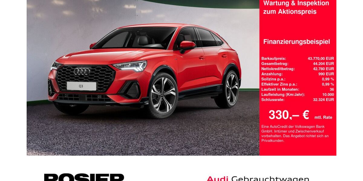 Audi Q3 6.467 km 43.770 &euro; Menden 58706