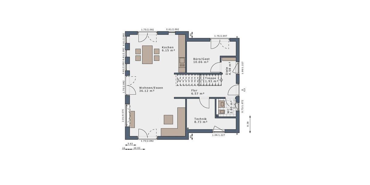 Einfamilienhaus Wickede (Ruhr) - 5 Zimmer, 140 m&sup2;, 1.700&euro; | Angebot:26665335