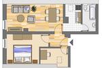 Dachgeschoßwohnung Bönen - 2 Zimmer, 41 m&sup2;, 329&euro; | Angebot:26625362