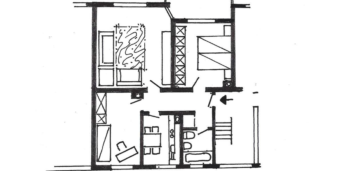 Etagenwohnung Hamm Daberg - 3 Zimmer, 67 m&sup2;, 450&euro; | Angebot:26604503
