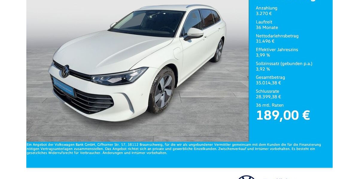 VW Passat Variant 17.493 km 35.599 &euro; Bergkamen 59192